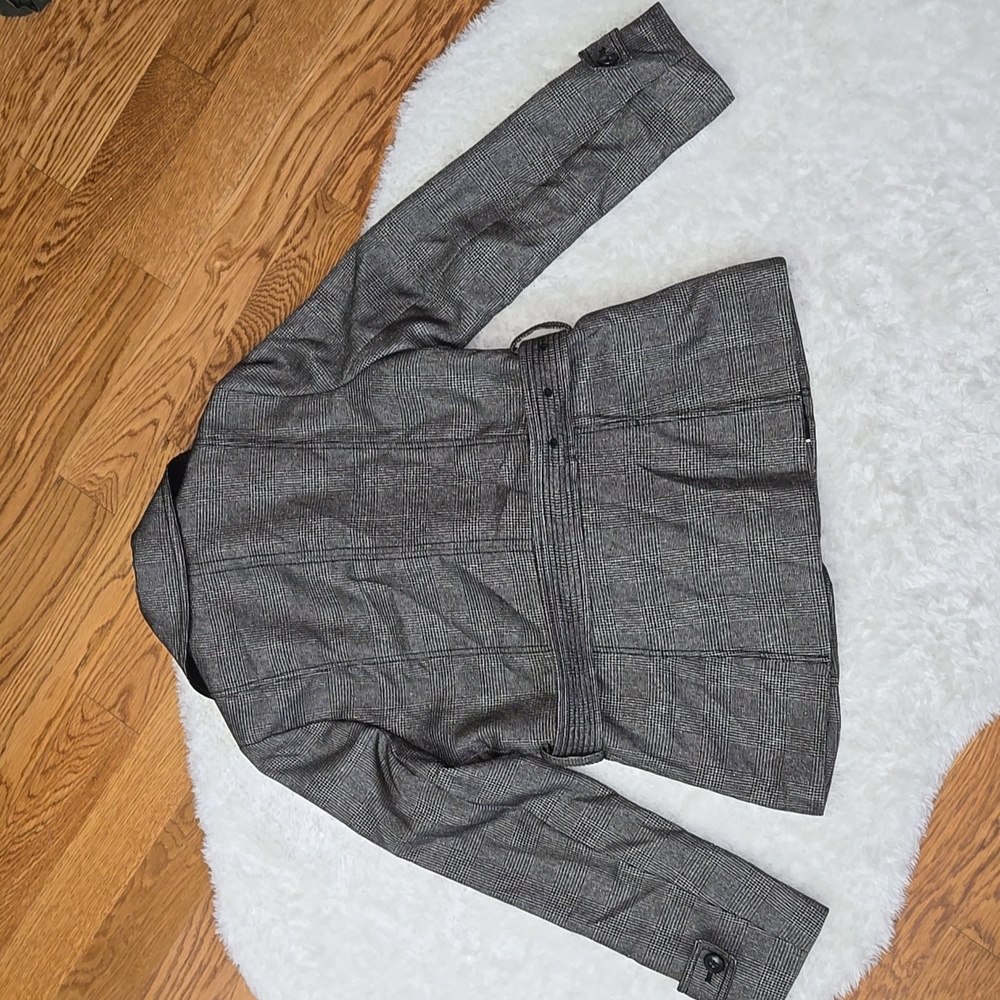 Banana Replubic Plaid Coat, Womens Size 8 - Picture 14 of 14